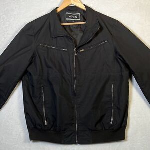 Apt 9 full zip‎ black casual jacket- Men Large